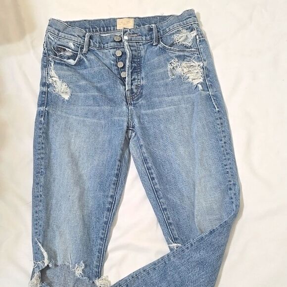 Candice x Mother The Stunner in Hijacking The Runway Jeans - Picture 1 of 10